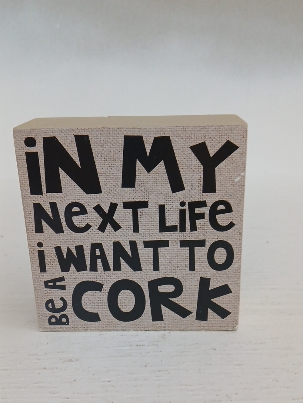 Decorative Wooden Block Sign